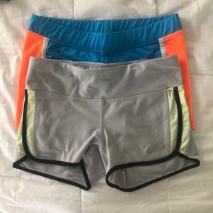 Nike PRO spandex shorts (XS) (Set of 2)